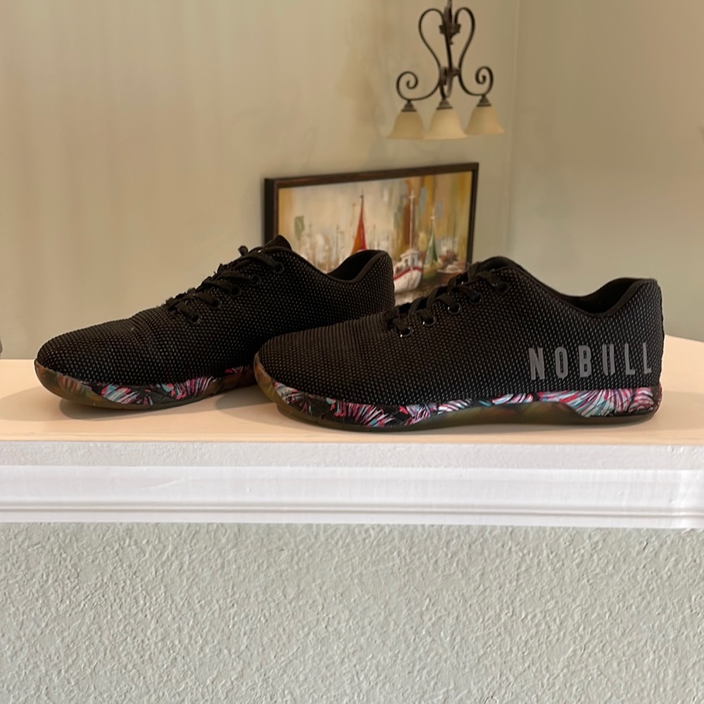 NoBull Black and Floral Trainer.